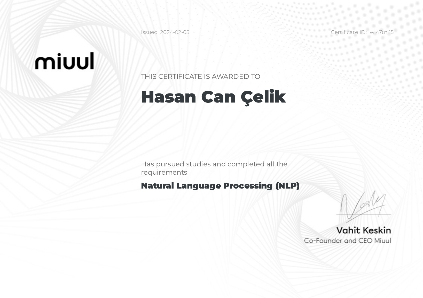 Miuul NLP